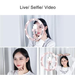 SELFIE RING LIGHT LED PORTABLE FOR YOUTUBE VLOG LIVE PHOTO